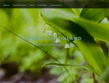 Tablet Screenshot of houseoffinland.org